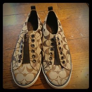 Coach slip on sneakers